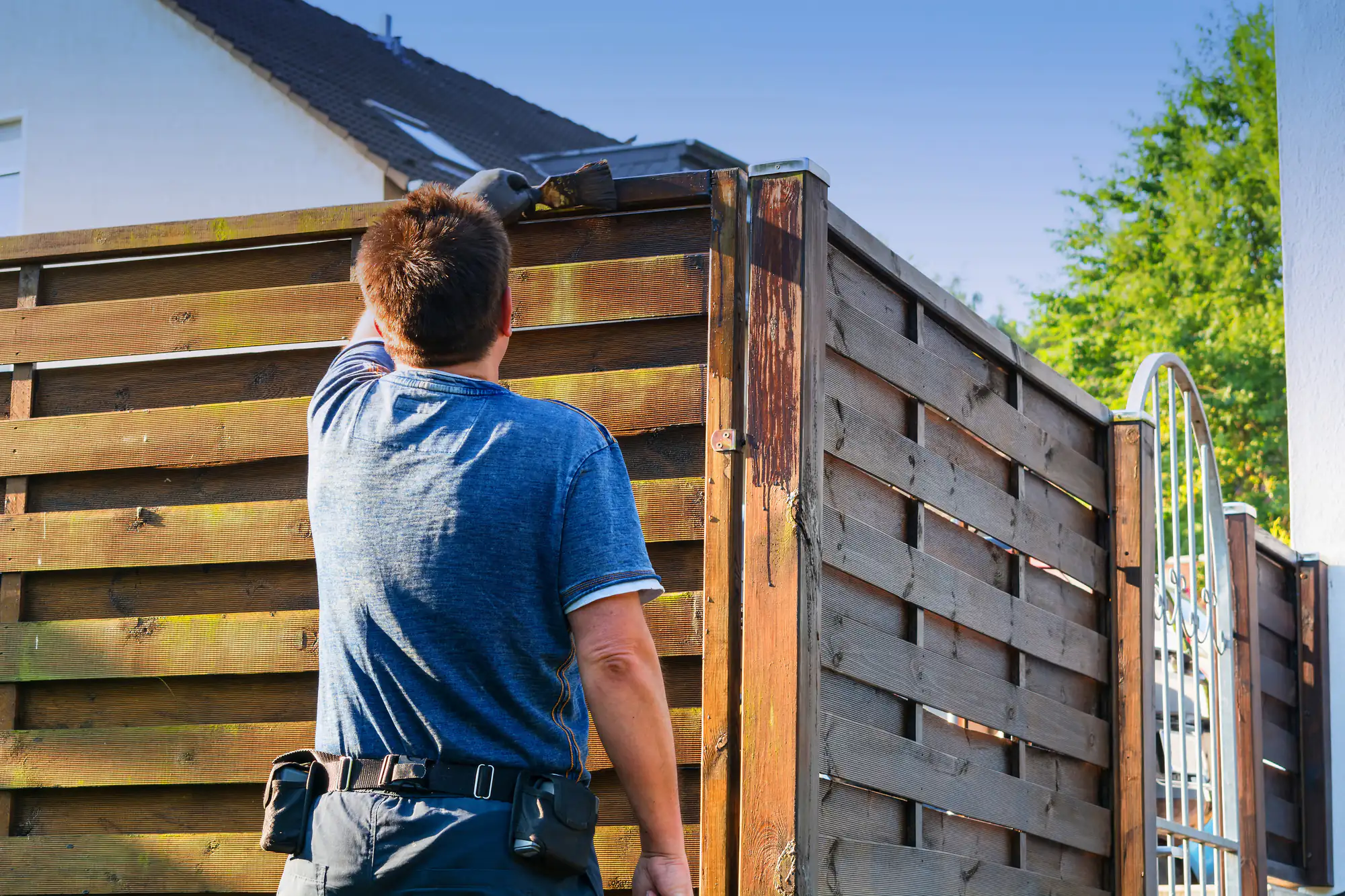 What Staining Actually Does for Your Fence
